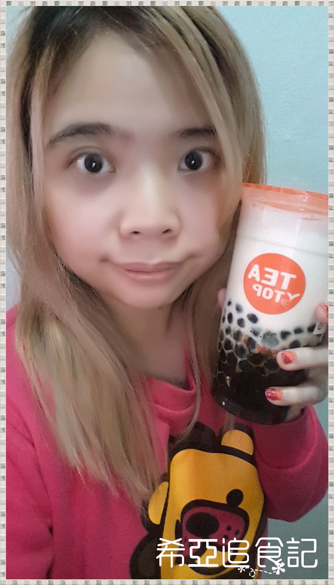 【手搖飲推薦】TEA TOP 台灣第一味 の 月亮熬奶 & 紫芋西米露 & 厚鮮奶茶 & 甘蔗青了 & 熟成果香(台中西區/美村店)  ➽ 好喝的黑糖珍珠奶茶來囉~