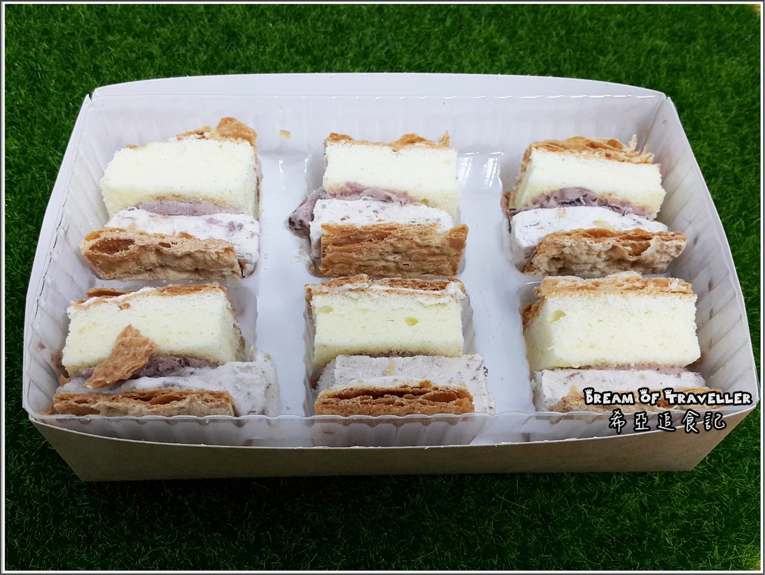 骰子拿破崙紅豆牛奶冰淇淋