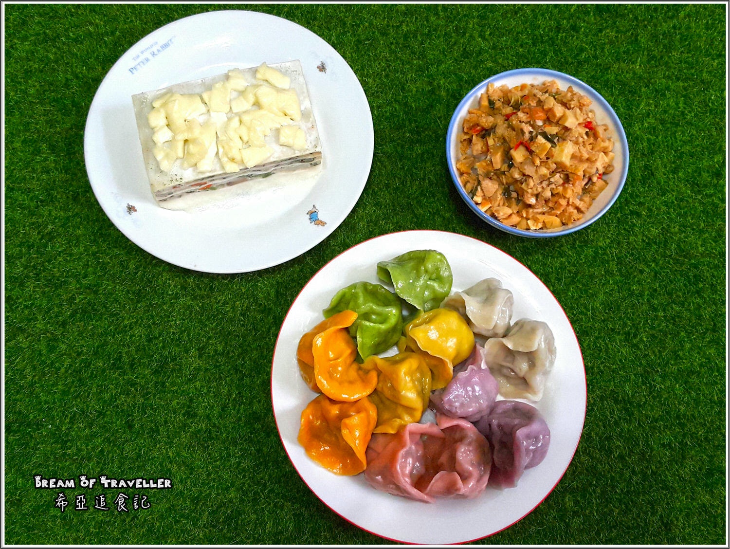 【中式/泰式/義式】素日子 の  六福五彩高麗菜水餃 & 塔香野菇千層麵 & 泰式打拋猴菇 ➽ 不一樣的素食 素食專賣店 – 全素 & 奶素