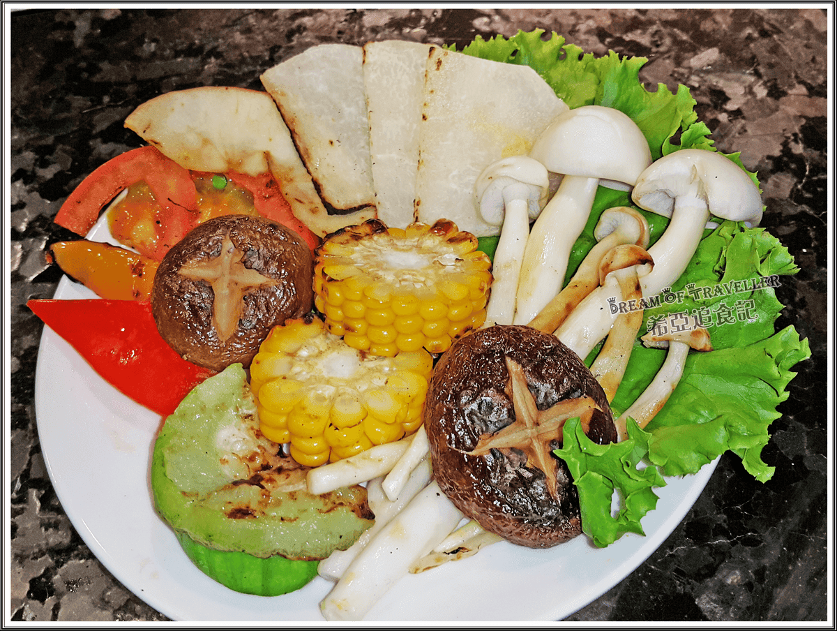 【素燒烤推薦】將進酒-素 燒烤殿Vegetarian BBQ の 進套餐(台中/西區) ➽ 台中第一家素食燒烤 - 第53張圖 素食燒烤