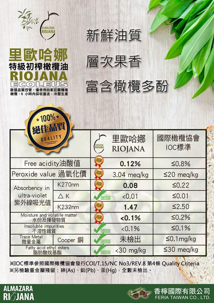 特級初榨橄欖油
