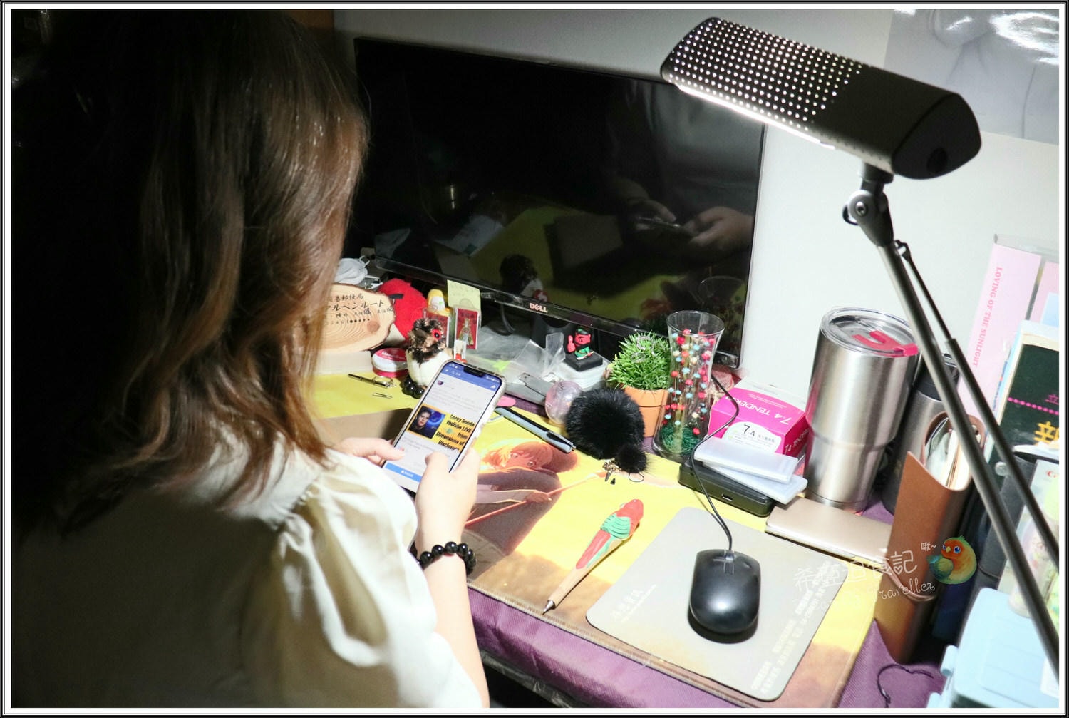 【檯燈/分享】喜萬年SYLVANIA の 第二代 LED小小冰極光護眼檯燈-雙色切換版 ➽ 靈魂之窗要保護，有個護眼檯燈是相當重要的