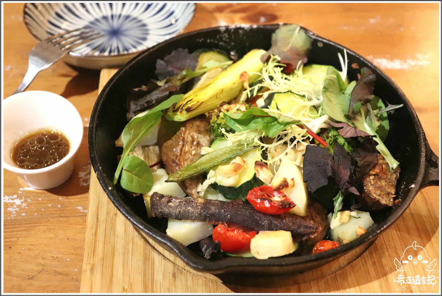 【台中異國餐館推薦】沐沐任性/餐酒/分享空間 の 蔬菜野菇義大利麵 & 天菜 & 你是我的菜 & 檸檬草的味道 & 十分鐘的戀愛  ➽ 異國風餐館，聚會變得超有氣氛 – 五辛素