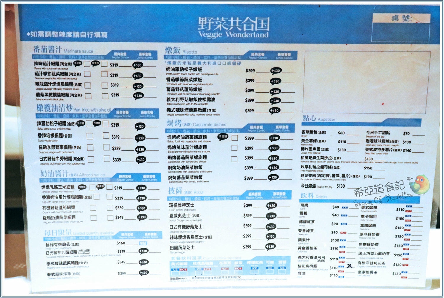 【義大利麵/燉飯分享】 野菜共合國 の 義大利野菇佐松露油燉飯 & 香濃奶油汁培根細麵 & 夏威夷芝士 & 炸物拼盤(野菜樂園) (台中/西區) ➽ 台中素食義式料理餐廳， 美味可口，完全不會遜色 – 素食